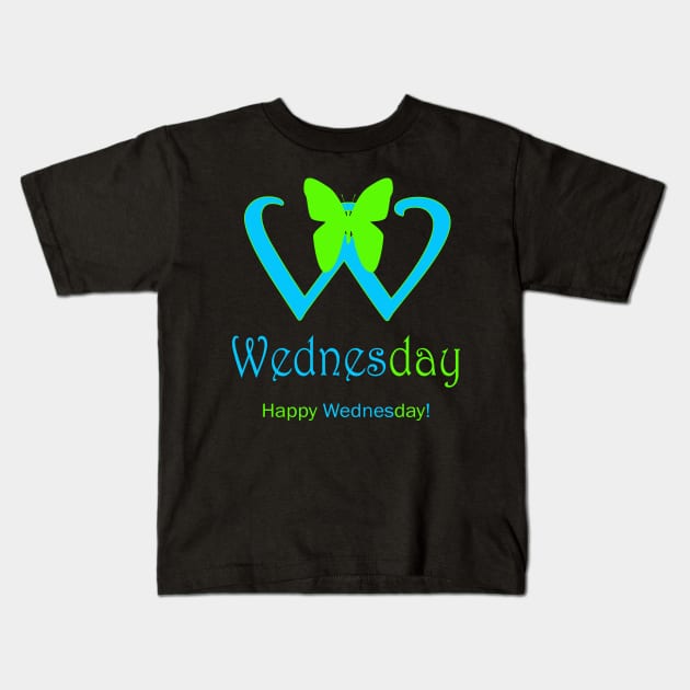 Wednesday dress Kids T-Shirt by PinkBorn